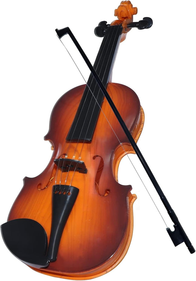 16” Violin Toy for Kids, 4-String Musical Instrument, Portable & Electronic