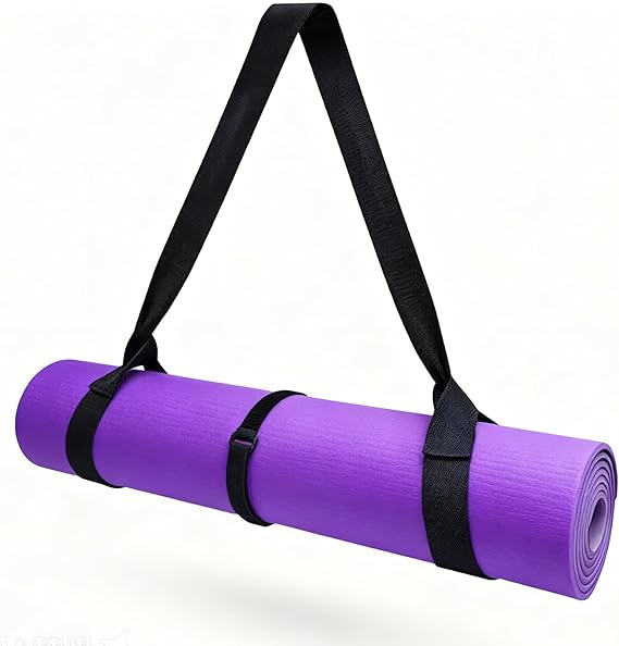 2 Pack Yoga Mat Straps Adjustable Shoulder Sling for Exercise Fitness Mats