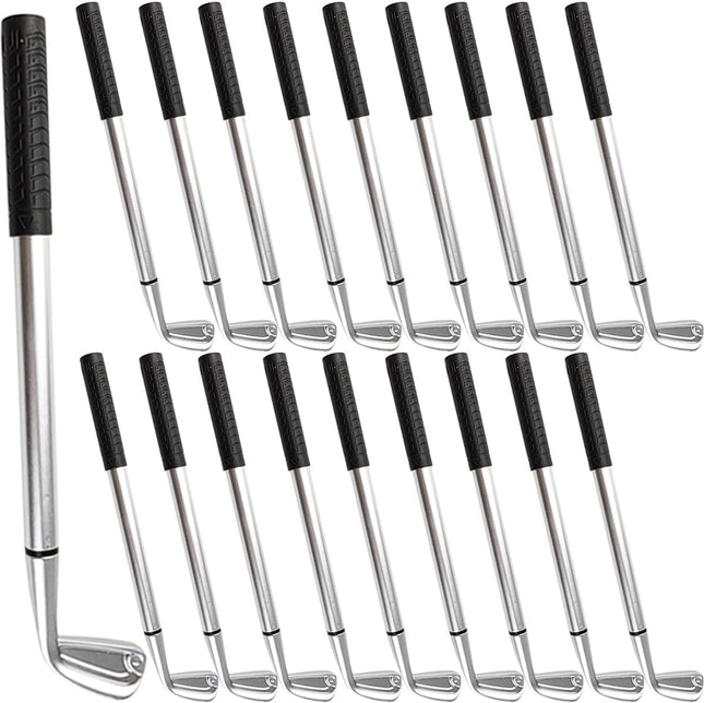 25PCS Golf Ballpoint Pens – Fun Golfing Props, Black Gel Ink for Office & Gifts