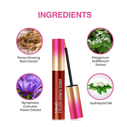 Premium Eyelash Growth Serum – Vegan, Cruelty-Free, Longer Fuller Lashes