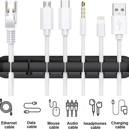 3PCS Cable Management Clips Self Adhesive Cord Organizer for Wires
