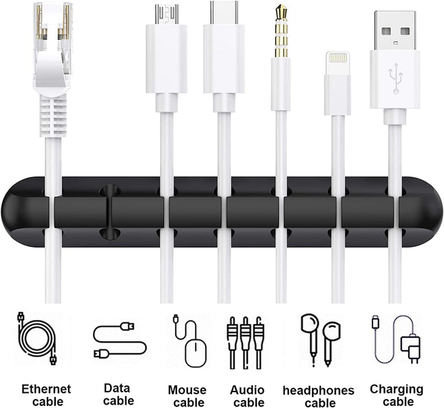 3PCS Cable Management Clips Self Adhesive Cord Organizer for Wires