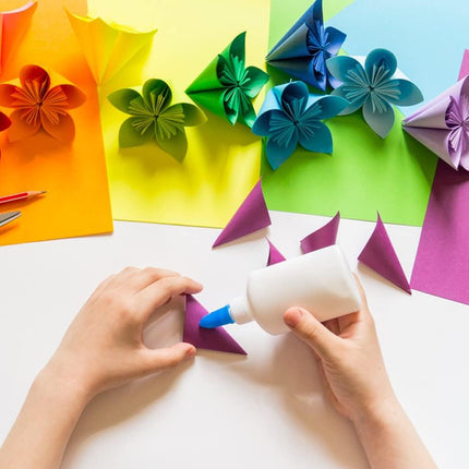 200 Sheets Origami Paper, 20 Vivid Colors, Double-Sided 6in Square Craft Paper