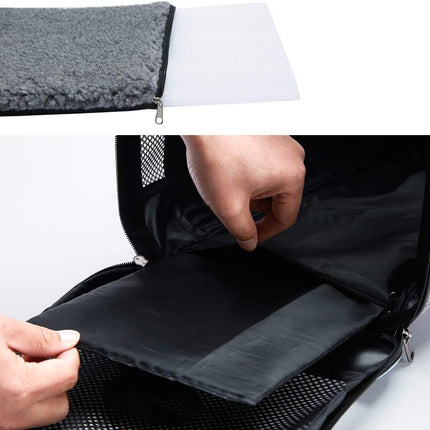 Portable Cat & Puppy Carrier Bag – Soft Fabric Pet Travel Home, 16 lb Capacity