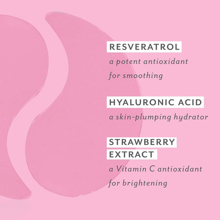 Serve Chilled Rosé Under Eye Patches – Hydrate, Reduce Dark Circles & Puffiness