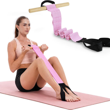 Pedal Resistance Bands with Handles Adjustable Full Body Workout Home Gym Travel