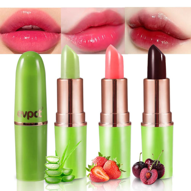 3-Pc Magic Color Changing Lipstick – Waterproof, Long-Lasting, PH Mood