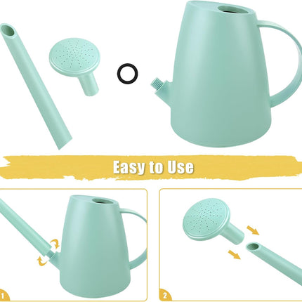 Long Spout Watering Can – 1.8L Green, Perfect for Indoor & Outdoor Plants