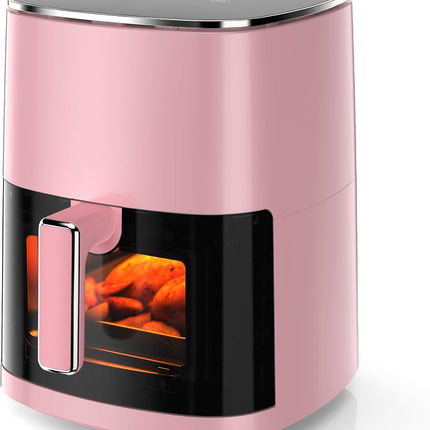 6.34QT Air Fryer with Viewing Window 12-in-1 Digital Air Fryer Oven Nonstick Basket