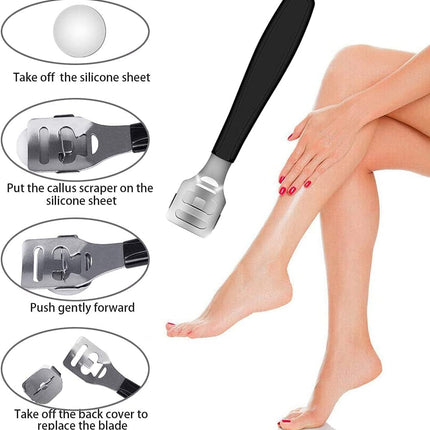 36-Pc Pedicure Kit, Stainless Steel Foot Care Set with Callus Remover & Nail Tools