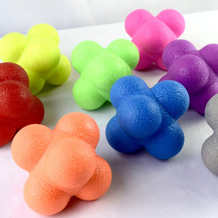 3 Pack Reaction Balls 2.83 Inch Rubber Reflex Training Balls for Hand-Eye Coordination