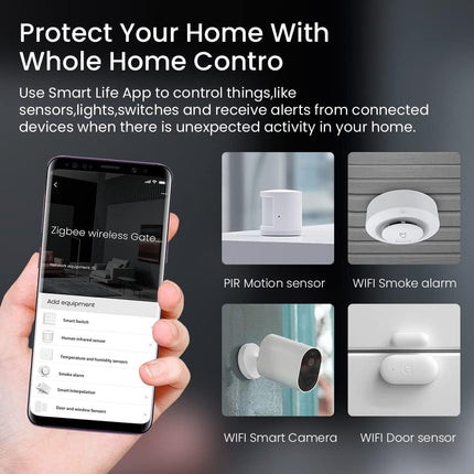 ZigBee 3.0 Smart Hub for Tuya – WiFi & Bluetooth, Alexa & Google Compatible