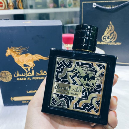 Lattafa Qaed Al Fursan Perfume Unisex 100ml Eau de Parfum Fruity Amber Woody Scent