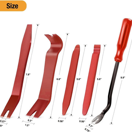 5 PCS Nylon Auto Trim Removal Tool Kit – No-Scratch Tools for Car Panel & Dashboard