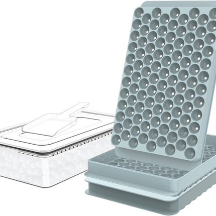 2-Pack Mini Ice Cube Trays – Tiny Pebble Ice, Fast Chill, Stackable