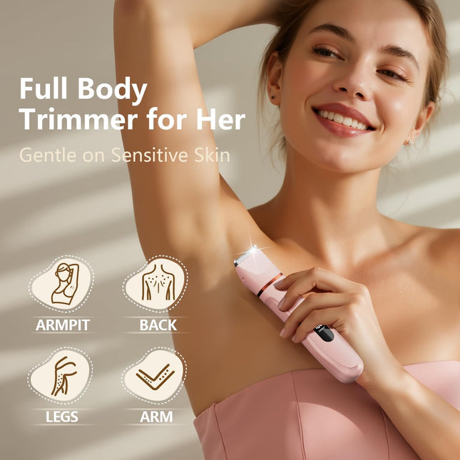 Women Hair Removal Epilator Bikini Trimmer Waterproof Electric Foil Shaver