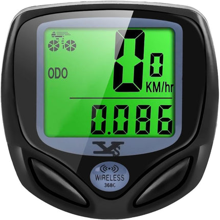 Wireless Bicycle Speedometer & Odometer – Waterproof LCD Bike Computer