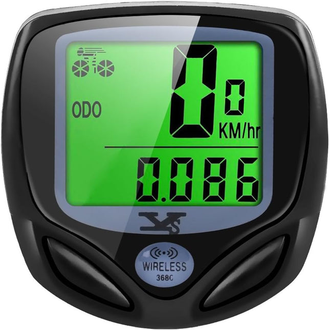 Wireless Bicycle Speedometer & Odometer – Waterproof LCD Bike Computer