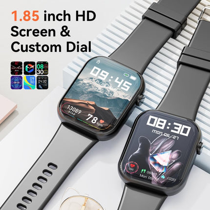 Smart Watch 1.85" Fitness Tracker Answer/Make Calls Pedometer Sport Modes