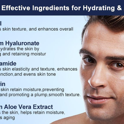 Men’s Skincare Kit – Hydrating, Firming & Anti-Aging Facial Routine