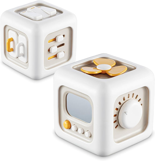 Busy Cube Toy for 1-Year-Old Boys – Montessori, Travel & Sensory Learning