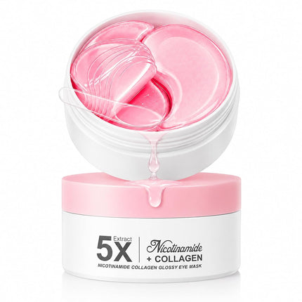 80PCS Collagen Under Eye Patches with Niacinamide, Eye Masks for Dark Circles & Puffiness
