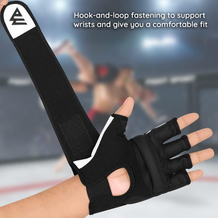 Synthetic MMA Boxing Gloves Punch Bag Karate Muay Thai TKD Training Mitts