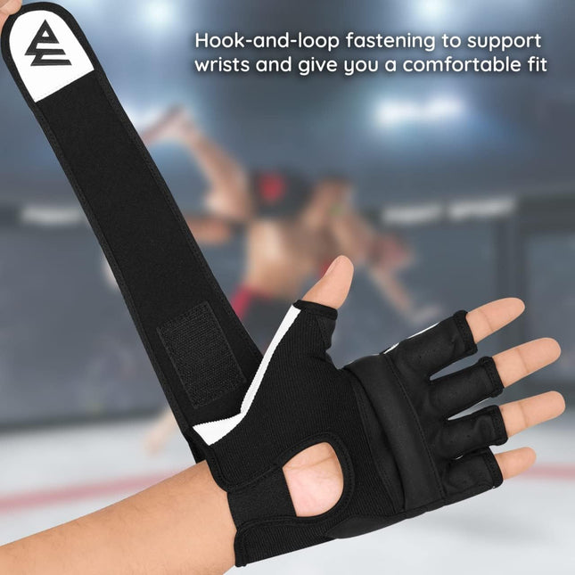 Synthetic MMA Boxing Gloves Punch Bag Karate Muay Thai TKD Training Mitts