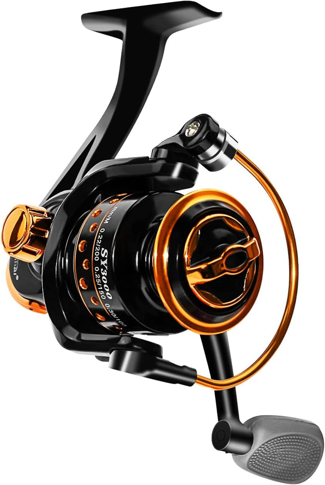 Ultra Smooth 12+1 BB Spinning Reel for Summer & Ice Fishing Adventures