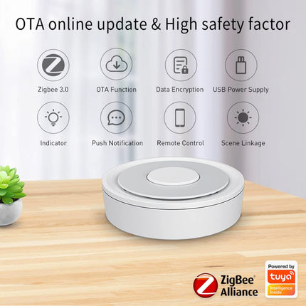 Tuya ZigBee 3.0 Smart Hub – WiFi Gateway with Alexa & Google Voice Control