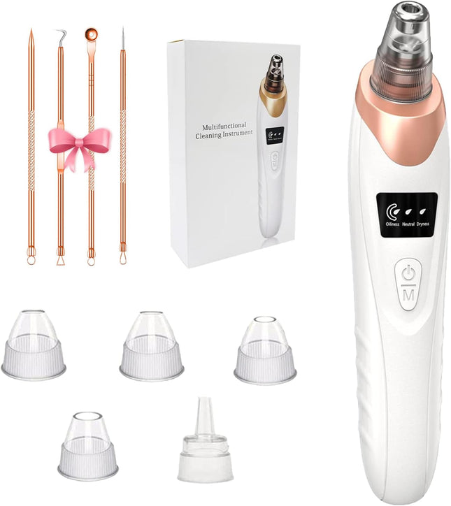 2026 Blackhead Remover Vacuum with Adjustable Suction & USB Charging