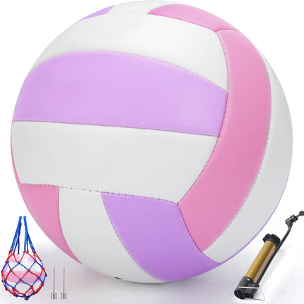 Soft Beach Volleyball Official Size for Indoor Outdoor School & Family Play