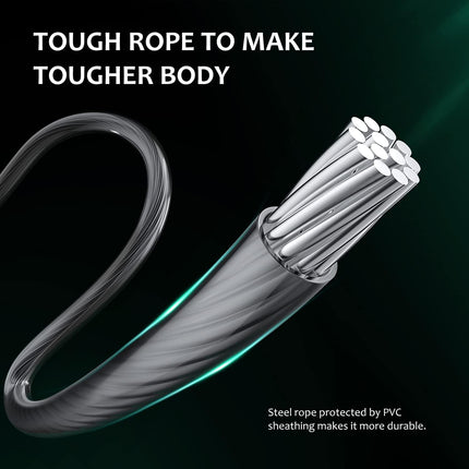 Jump Rope with Counter: Steel Ball Bearings for Speed Skipping, Adjustable for All Ages