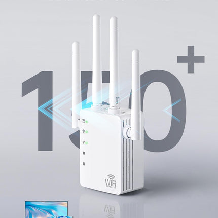 WiFi Signal Booster 2025 – Dual Band, Up to 13,888 sq. ft, Home & Outdoor