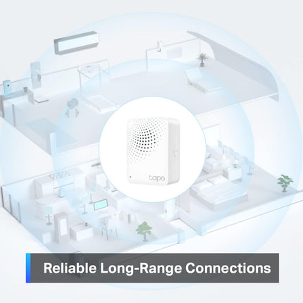 Smart Hub with Long-Range Wireless, 2.4GHz Wi-Fi & Tapo Sensor Support