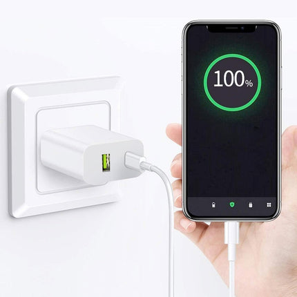 4-Pack USB-C Dual Port Wall Charger 20W Fast Charging for iPhone & Samsung