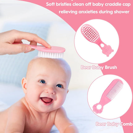 Baby Healthcare & Grooming Kit – Newborn Essentials with Brush, Clipper & Thermometer