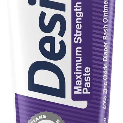 Maximum Strength Baby Diaper Rash Cream – 40% Zinc Oxide, 4.8oz Tube