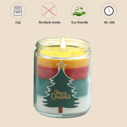 Christmas Gift Candle for Women Aromatherapy Pine Scented Soy Wax