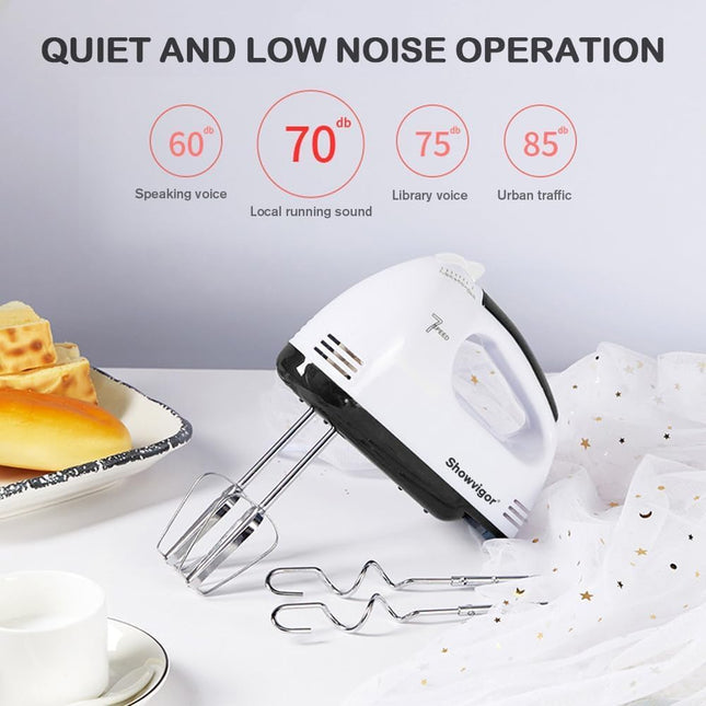 Electric Mixer for Baking – 7-Speed Handheld Mixer with 5 Accessories