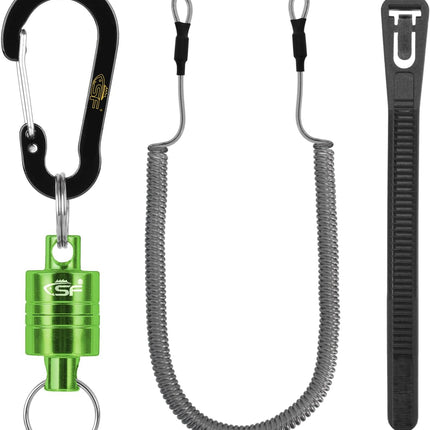 Magnetic Net Release – Keychain Fly Fishing Net Retractor with Lanyard