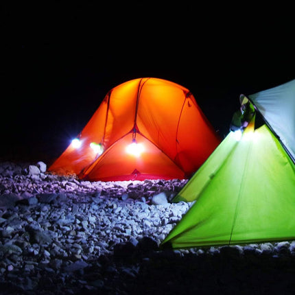 3-Pack Portable Camping Lights – LED, 3 Modes, AAA Batteries Included