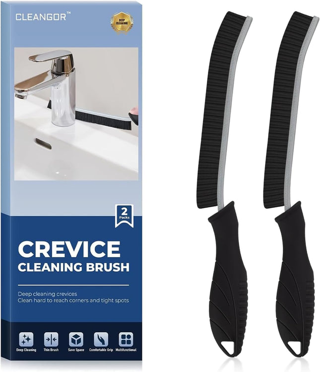 Crevice Cleaning Brushes – Perfect for Tight Spaces in Bathroom, Kitchen, & More