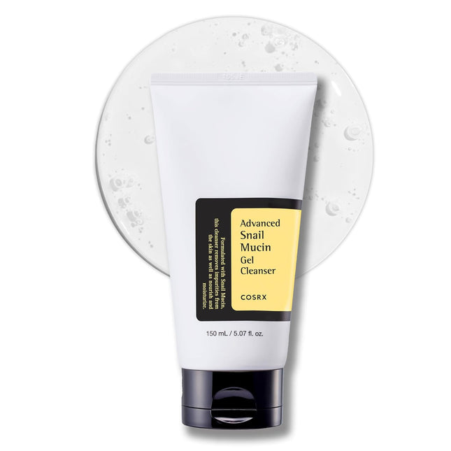 Advanced Snail Mucin Gel Cleanser 5.07 Fl Oz Korean Face Wash Deep Clean