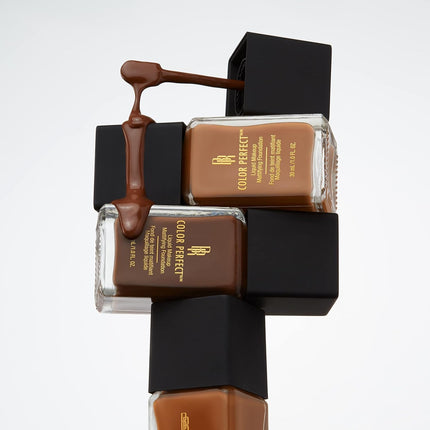 Black Radiance Color Perfect Liquid Foundation Praline 1oz, Full Coverage Makeup