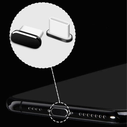 4 Pack USB-C Dust Plugs with Fine Brush – Type-C Port Cleaner & Protector