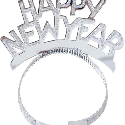 Happy New Year Headband Tiara 12 Pcs NYE Party Favor Decorations