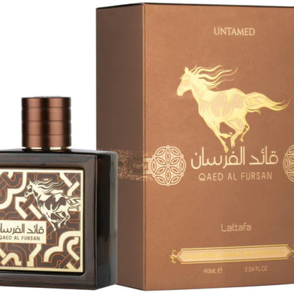 Lattafa Qaed Al Fursan Untamed EDP 90ml Unisex Amber Spicy Woody Fragrance