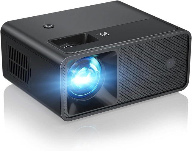 Home Projector 2025, Small 1080P, iOS/Android/USB/HDMI Support