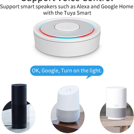 Tuya ZigBee 3.0 Smart Hub – WiFi Gateway with Alexa & Google Voice Control
